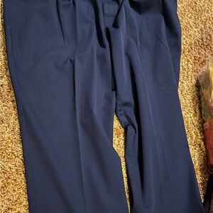 Roundtree & Yorke  Travel Smart Men's Navy Pants 54x30